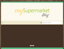 Tablet Screenshot of news.mysupermarket.co.uk